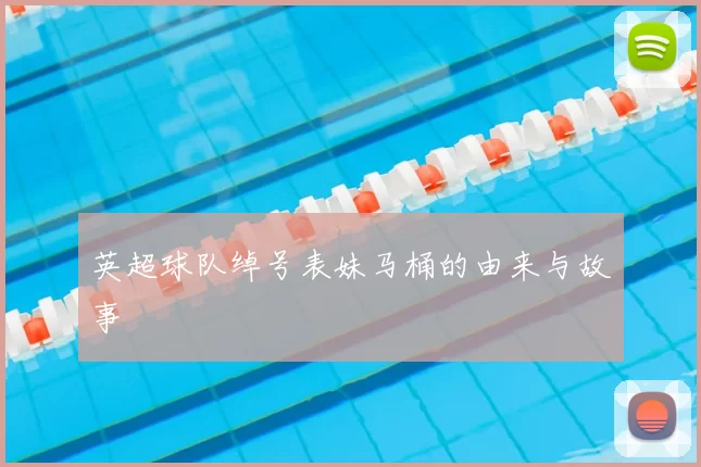 英超球队绰号表妹马桶的由来与故事